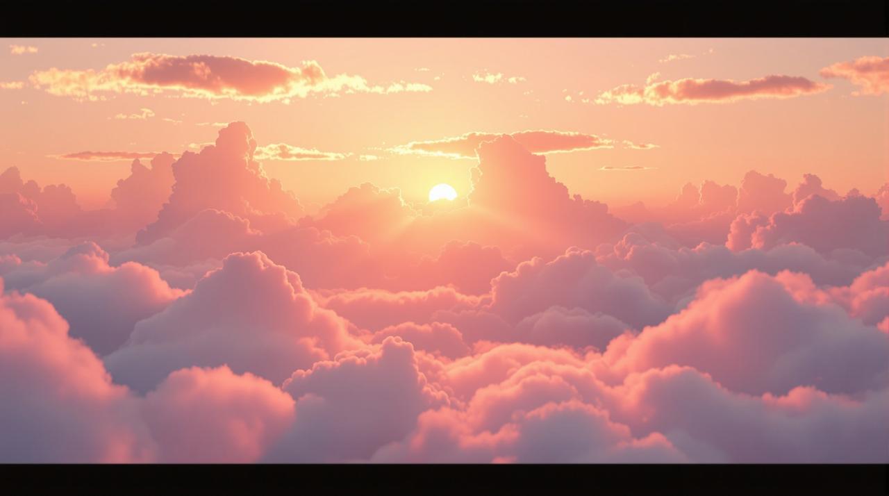 ai拍片 - 温暖晨光背景